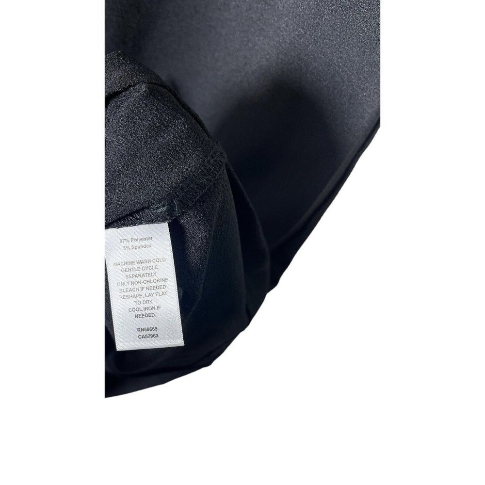 Chelsea28 Womens dress black crepe shift Size XXS Exposed back-zip closure NWT - Picture 6 of 7